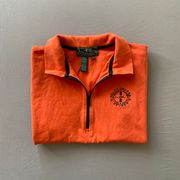 Vintage  Quarter Zip Polo Shirt