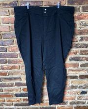 NWT Terra & Sky Plus Black Stretch Denim Mid-Rise Skinny Jegging Jeans Size 2X