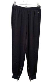 GREY JASON WU Zippered Jogger in Black NWOT Sz 4