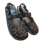 Alegria Jemma Comfort Shoes Clogs Slingback Mary Jane Spiro Multi