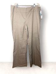 Maurice’s Khaki Flare Leg Trouser - 17/18 Long