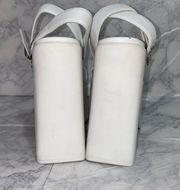 Windsor Smith White Monaco Platform Heels