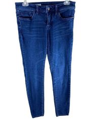 Anthropologie Pilcro Medium Wash Low Rise Ankle Fit Skinny Jeans Size 6