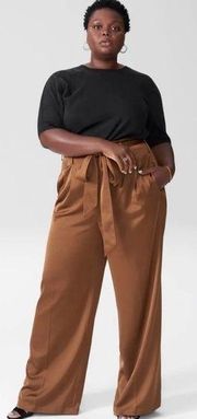 NEW Universal Standard Tresa Wide Leg Pants Satin