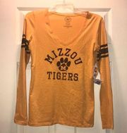 ‘47 Brand Mizzou Tigers Gold Homerun Tee, NWT