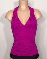 Lauren Ralph Lauren plunge neck tankini top. New