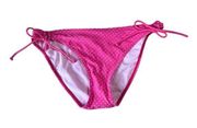 Hula Honey Women's X-Large Pink Polka Dot Bikini Bottom