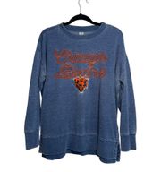 Chicago Bears Navy Blue Embroidered Sweatshirt