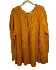 JASON WU WOMENS PLUS CABLE KNIT SWEATER