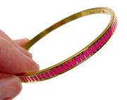 Kate Spade | Gold & Pink Come Full Circle Bangle Bracelet