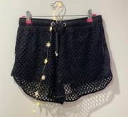 GOTTEX Black Mesh Athletic Shorts