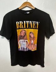 Britney Spears‎ Small Black T-shirt 2018 Britney Brands Epic Young Divided