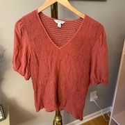 Womens short sleeve blouse by Nine West size XL