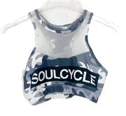 SoulCycle Camo Sports Bra Gray Size Small S EUC L2764