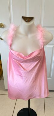 Small  Pink Feather Top