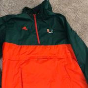 COPY - University of Miami Adidas Rain Jacket