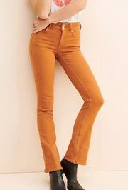 Free People Shayla Bootcut Jeans - Orange - size 31