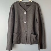 Lafayette 148 Wool Cardigan