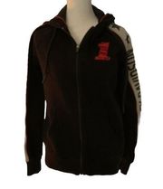 Harley Davidson Full Zip Womens Small Black Hoodie .   LJKT042