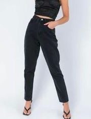 Princess Polly Black Mom Jeans