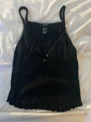 Forever 21 Black Halter Tank Top