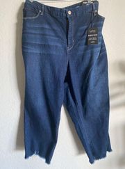 Nicole Miller Perfection Soho High Rise Skinny Crop Sz 24