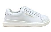 ONE Amputee RIGHT Shoe - Palm Angels Palm Two Low Top White Leather Sneaker