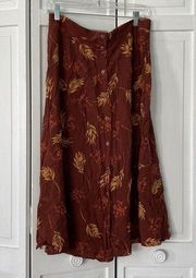 Perfectly fall vintage sag harbor skirt.  Size PL