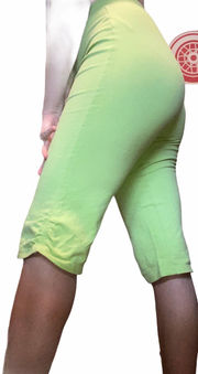 Green Cropped Pants