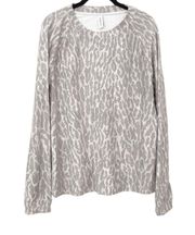 Varley Chelan Sweatshirt, Neutral Leopard