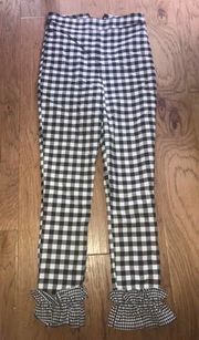 Lovers & Friends Ruffle Plaid Pants 