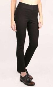 Veronica Beard Black Rumi High Waist Slim Pants sz 0