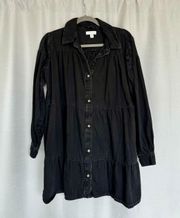 Black Denim Dress Size 4