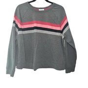 Beach lunch lounge heather gray pullover sweater Size XL