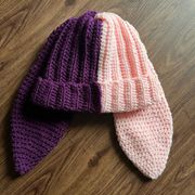 Crochet Bunny Ears Beanie