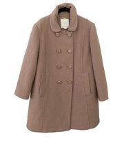 Kate Spade Wool Camel Peacoat