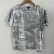 Splendid Neutral Camo Camoflauge Tee T-Shirt Large