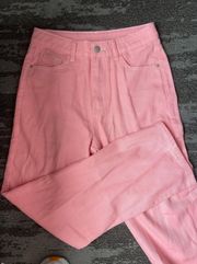 Pink jeans 