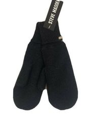 5/$25 Steve Madden Mittens Gloves Winter Black Lined