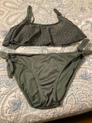 Dark Sage Green Swimsuit