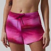 1️⃣0️⃣NWT Athleta Wavebreak Swim Shorts Hot Pink Tie Dye Color Size XS TP