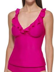 Ruffle Tankini Top Bathing Suit Swimsuit