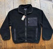 Patagonia Women's XS Synchilla Jacket Black NWT