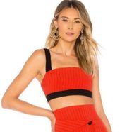 H:ours Revolve Pinstripe Crop Top