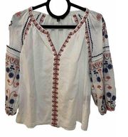 Max Edition Boho Peasant Style Blouse. Size Small. LTOP710