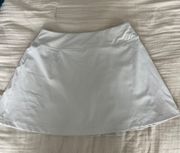 White Tennis Skirt 