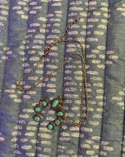 Western Turquoise  necklace