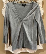 Mossimo thin gray cardigan 3/4 sleeves