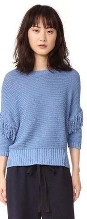 Rebecca Minkhoff Fringe Sweater Size S