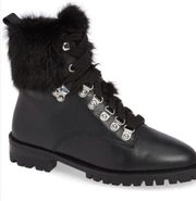 Rebecca Minkoff Jaylin Fur Boots Leather